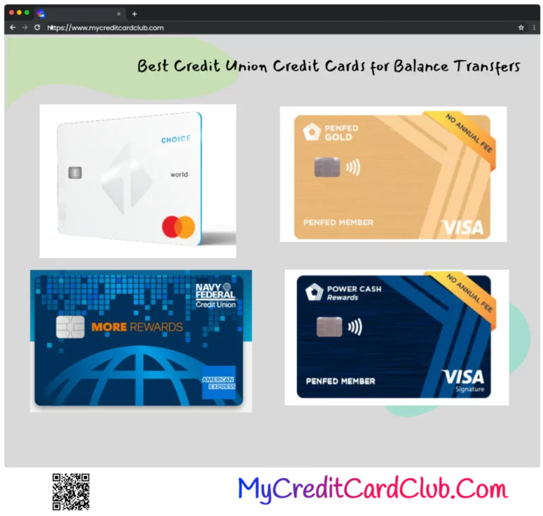 Best_Credit Union Credit Cards for Balance Transfers